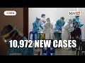 Malaysia records 10,972 new cases of Covid-19, 4,404 cases in Selangor