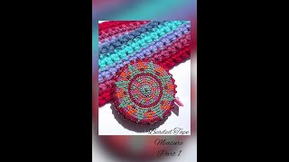 Beaded Tape Measure Part 1 - Circular Square Stitch - Beaded Rosette