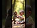 baby with monkey cutebaby cute baby funny monkey foryou