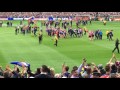 2016 AFL Grand Final - Western Bulldogs v Sydney Swans - in the crowd at the final siren