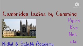 Top 5 questions from Cambridge ladies quiz for pgtrb \u0026 etc