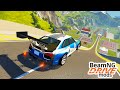 Saltos y Choques Epicos#1 Barrancos Colisiones Vehiculos - EPIC CAR CRASH BeamNG drive HD1440p