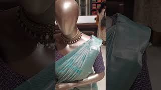 Draping finish after perfection in hand prepleting in yur sare #saree #weddingattire #drapping