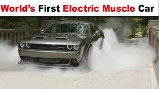 World's First ELECTRIC MUSCLE Car By @Dodge || Dodge ELECTRIC MUSCLE Car Launch In 2024 By SKM Vlogs