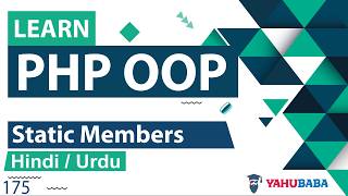 PHP OOP Static Members Tutorial in Hindi / Urdu