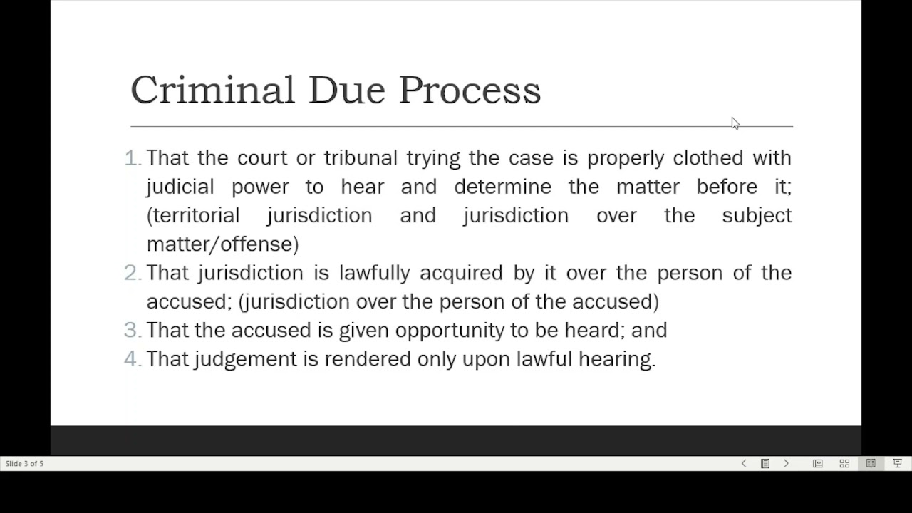 Introduction To Criminal Procedure - YouTube