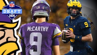 Minnesota Vikings Draft Michigan QB JJ McCarthy #10 Overall!