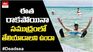 Swimming In The Dead Sea Jordan : ఈత రాకపోయినా సముద్రంలో తేలియాడాలని ఉందా? || Dead Sea || EHA TV