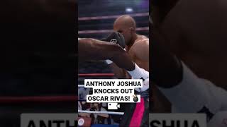 Anthony Joshua Knocks Out Oscar Rivas! 💣 #Shorts | Fight Night Champion Simulation