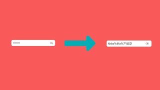 Create Show/Hide Password toggle using HTML,CSS AND JAVASCRIPT