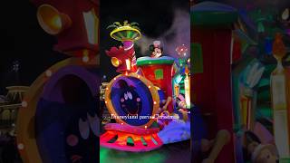 【パリディズニー】クリスマスパレード Mickey's Dazzling Christmas Parade at disneylandparis 2023 #disneylandparis