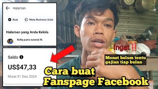 CARA BUAT FANSPAGE FACEBOOK SUPAYA MENGHASILKAN UANG KHUSUS PEMULA‼️