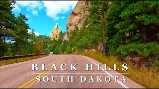 [4K] BLACK HILLS - South Dakota - 4K Relaxing Scenic Driving Tour