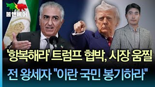 [홍장원의 불앤베어] 스테이블 코인 법안 상원 통과됐다. 폭락한 태양광 주가 왜. 이란 전 왕세자 이슬람 공화국 이제 끝내자