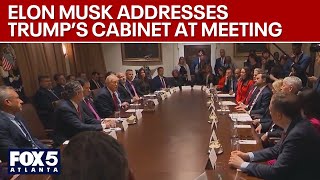 Elon Musk address Trump's cabinet | FOX 5 News