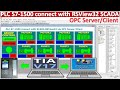 PLC S7-1500(TIA Portal V17) connect with SCADA RSView32 V7.5 full tutorial