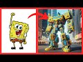 SpongeBob SquarePants as Tranformers Character 2024 🌟