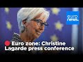 Press conference by the President of the European Central Bank | euronews 🇬🇧