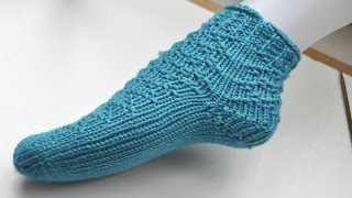 Socken stricken * Super Easy Socken von der Spitze * Teil 1 * Die Spitze