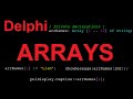 Delphi Arrays