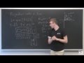 Linear Algebra: Projection onto a Line