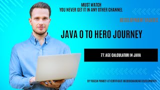 Age Calculator in Java Simple Java Project for Beginners