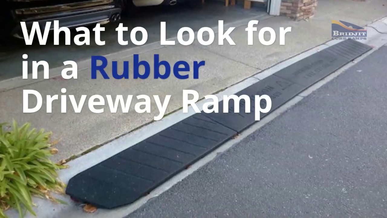 What To Look For In A Rubber Driveway Ramp - YouTube