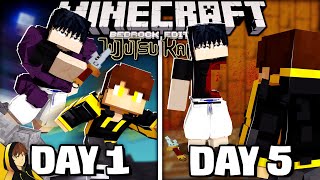 Can we defeat TOJI FUSHIGURO with ONLY 5 DAYS in Jujutsu Awakening!? | Minecraft