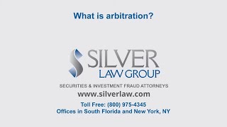 What is arbitration?