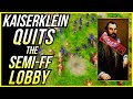 Kaiserklein Quits Semi-FF Lobby, Joins The Rush Gang! [AOE3]