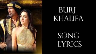 BURJ KHALIFA SONG WITH LYRICS