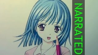 How to Draw Anime Hair: Coloring & Inking