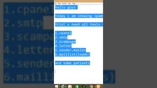 spamming tutorials and tools