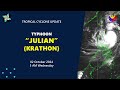 Press Briefing: Typhoon #JulianPH {KRATHON} 5:00 AM Update October 2, 2024 - Wednesday