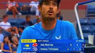 Andy Murray says Tsitsipas is cheating,Andy Murray Angry with Tsitsipas for  toilet break(2021)