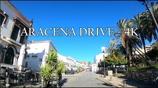 Aracena Drive 4K - Driving in Aracena 2025, Aracena Spain [4k Ultra HD]