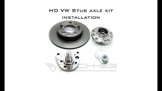 HD VW Stub axle install walkaround