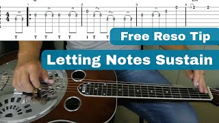 Free Dobro Tip | Sustaining Notes