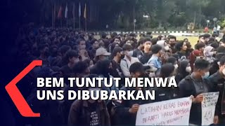 Terbukti Ada Unsur Kekerasan, BEM UNS Tuntut Rektorat Bubarkan Menwa