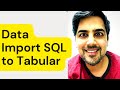 How to import data from sql server to SSAS tabular model - 02