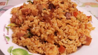 韩式泡菜火腿炒饭，Kimchi Ham Fried Rice - 超简单食谱特辑又來了