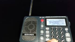 Qodosen SR 286 daily French radio reception in UK midlands FM 94.0