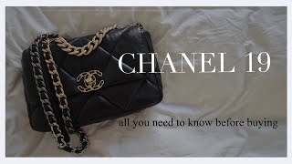 Chanel 19 bag unboxing｜ 容量测评｜上身效果｜优缺点｜jessieishere