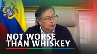 'Cocaine is not worse than whisky,' says Colombian President