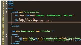 How to make a simple Javascript Slideshow