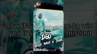 D60 x Blood Sweat \u0026 Tears (official Lyric Video )