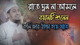 রাতে ঘুম না আসলে বয়ানটি শুনেন কলিজা ঠান্ডা হয়ে যাবে আনিসুর রহমান আশরাফী ওয়াজ