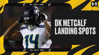 DK Metcalf Landing Spots | NFL Daily 🏈