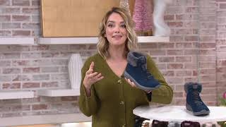 Skechers On-the-Go Water Resistant Suede Boots - Winter Chill on QVC