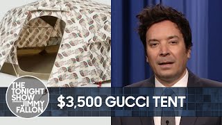 Pentagon Investigating UFO, Gucci’s $3500 Tent | The Tonight Show Starring Jimmy Fallon